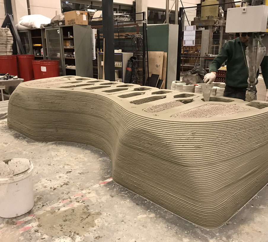 3D Concrete Printed Infrastructure